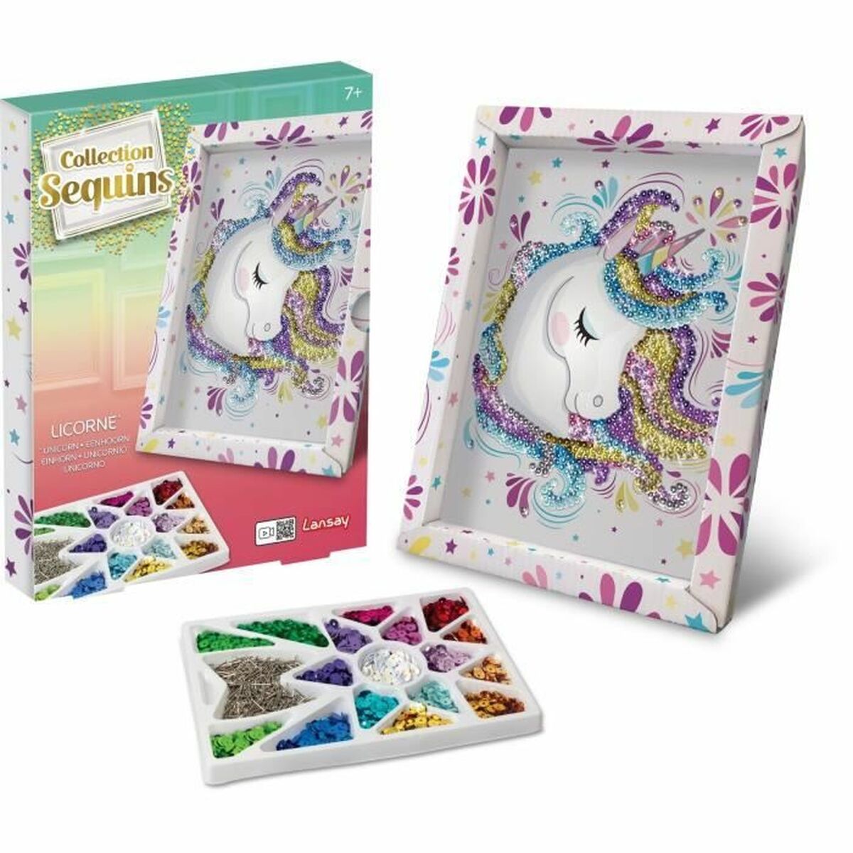 Ručni radovi Lansay illustration with sequins
